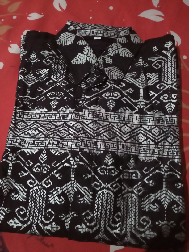 Kemeja Batik Anjani Silver