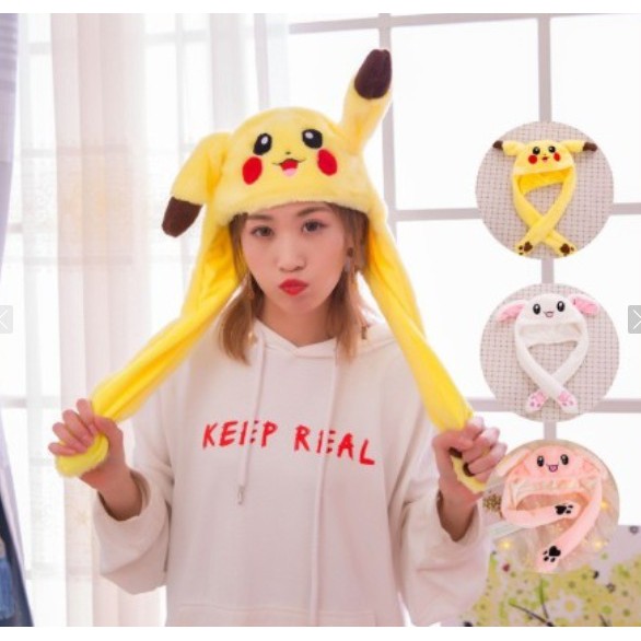 VOM Bunny Ear Hat LED Topi Kelinci LUCU RABBIT HAT Dance 0520