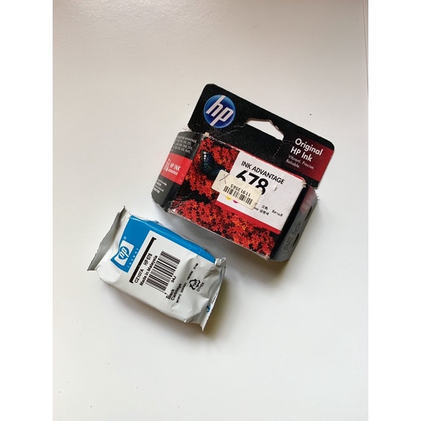 tinta printer 1515 hp 678 hitam & warna tricolor