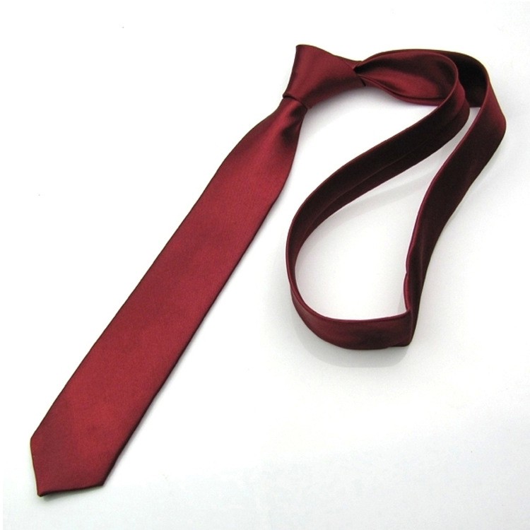 Dasi Slim Pria Fit Slimfit 2 inch Polos Tie Panjang Formal Warna Hitam Merah Dongker Maroon 5 Navy