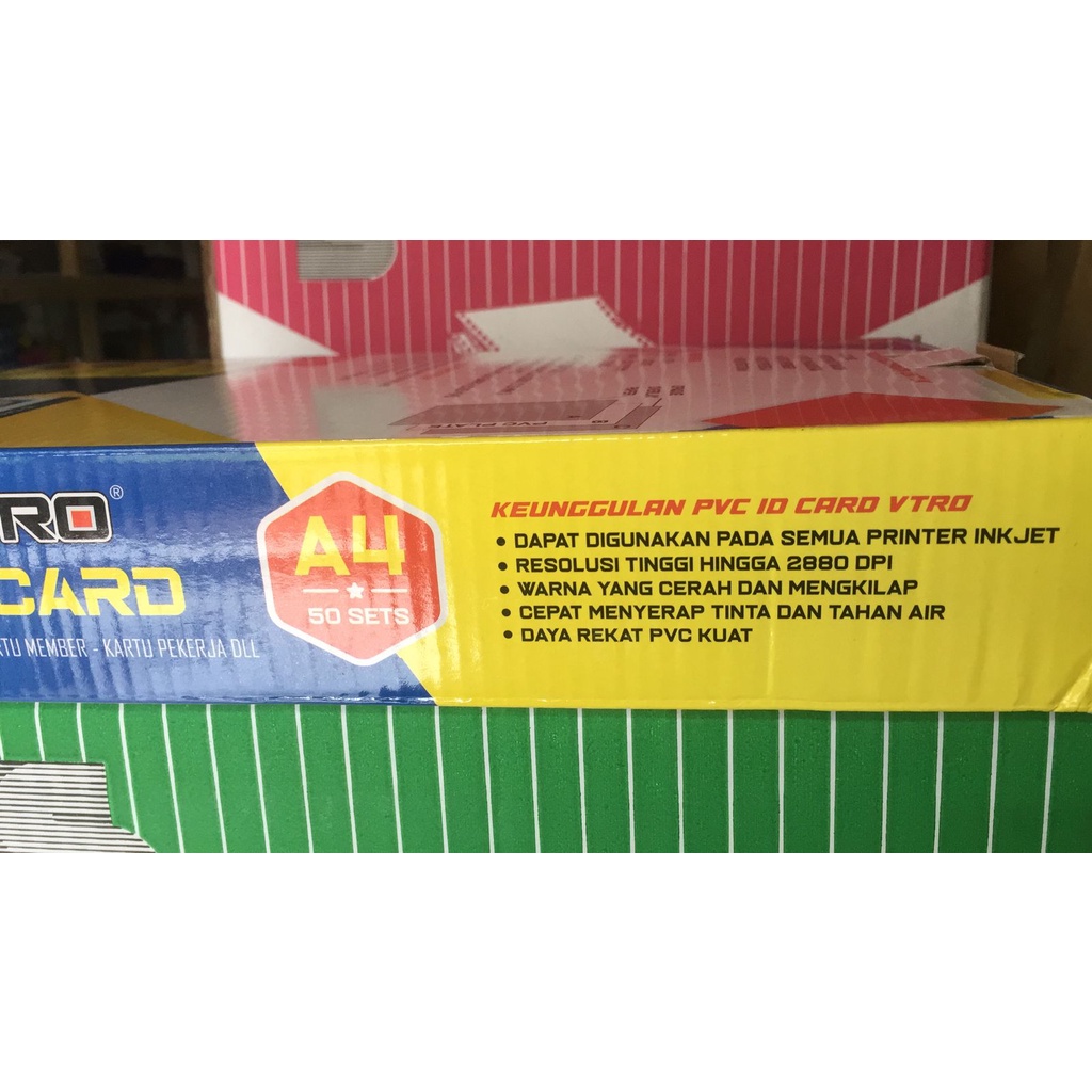 

HJK PVC ID CARD MERK AMANDA; V-TRO; VTEC / 50 SET