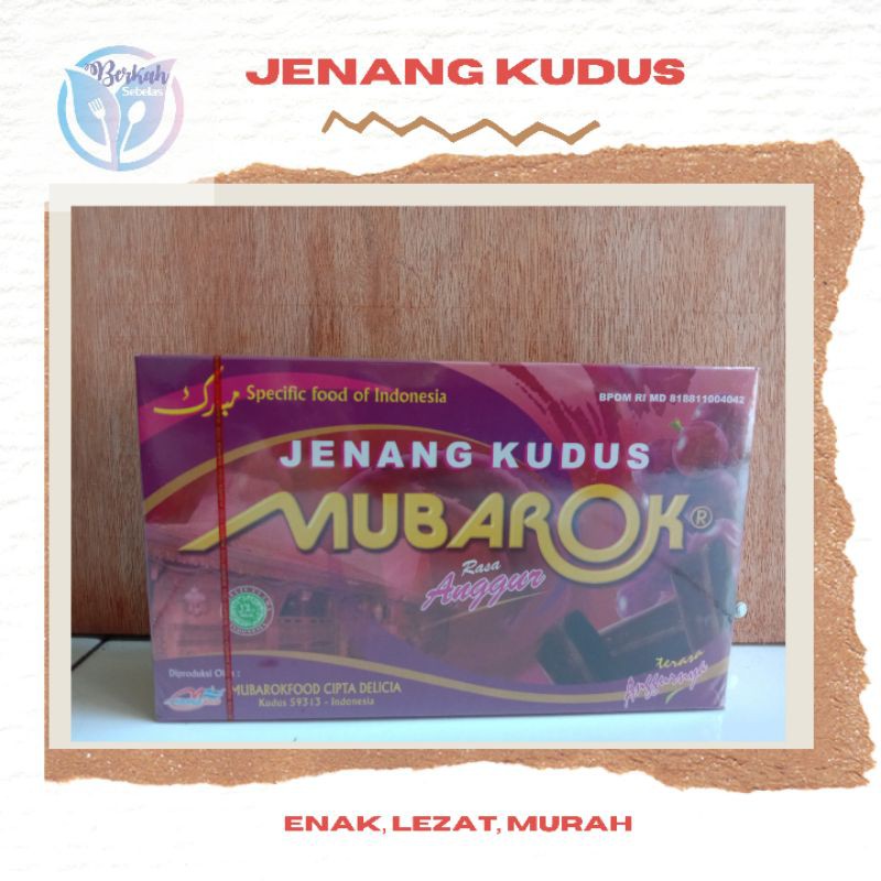 

Jenang Mubarak Kudus | Khas Kabupaten Kudus