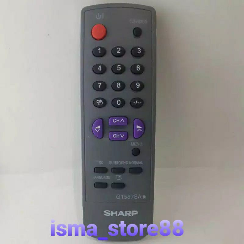 REMOT TV SHARP TABUNG/SHARP WONDER G1587SA