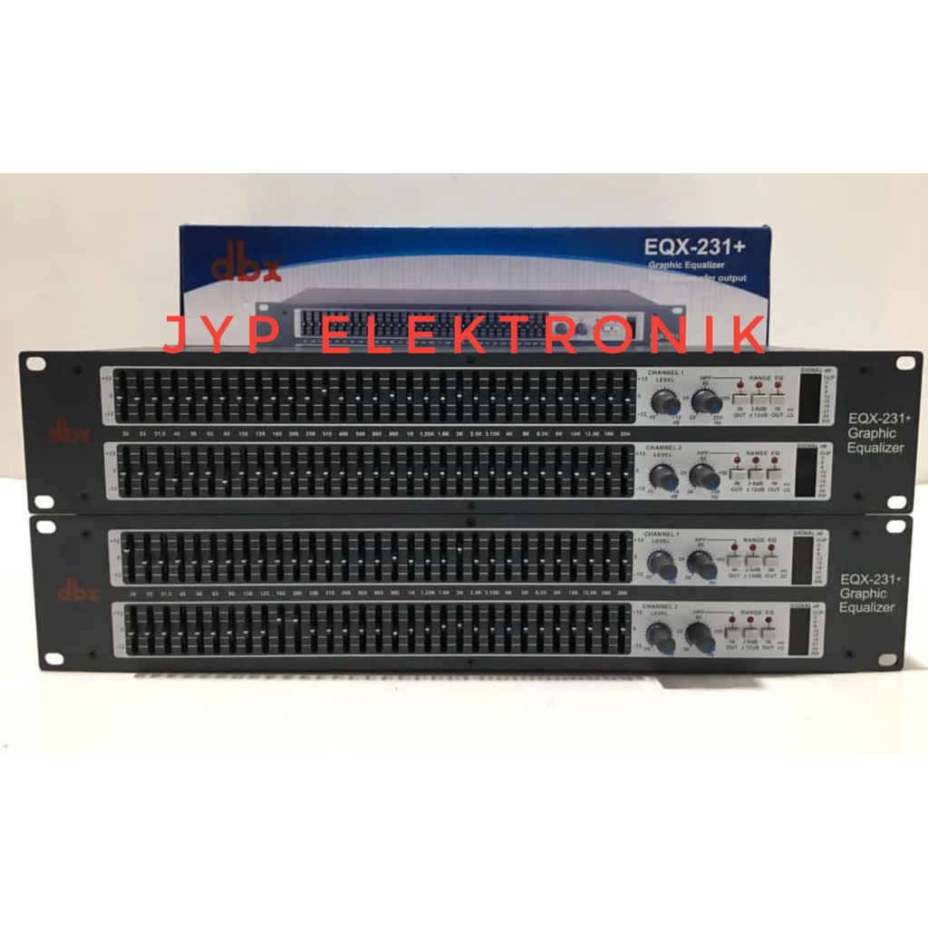 EQUALIZER DBX EQX 231 +SUB / EQX231 / EQX-231 PLUS SUBWOOFER NEW