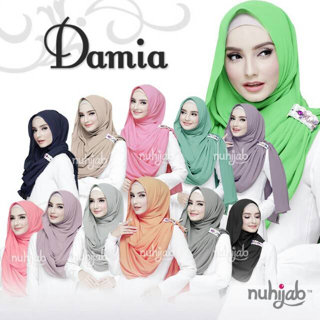 Hijab Instan/Shawl Instan Nuhijab Damia