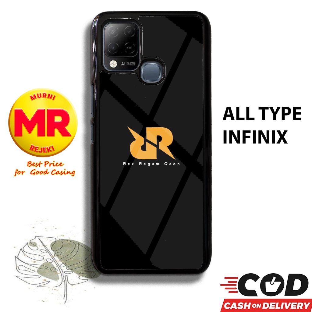 Case INFINIX HOT 10 HOT 10S HOT 10 PLAY HOT 11 NOTE 8 MOTIF RRQ Casing Hardcase Premium Glossy 2D Te