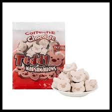 

CORNICHE TEDDY MARSHMALLOWS CHOCOLATE 70GRAM MARSHMELLOW BERUANG 70GR