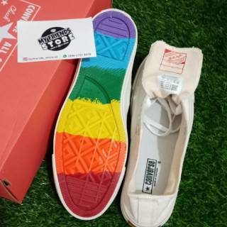  SEPATU  CONVERSE  70 S RAINBOW  LOW BLACL WHITE Shopee 