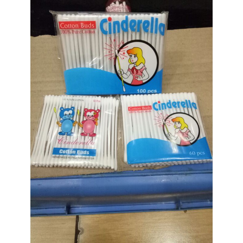 Cinderella cotton buds pure 100pcs/60pcs/50pcs