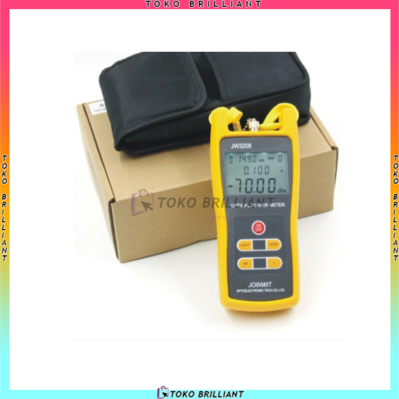 [BISA COD] OPTICAL POWER METER JOINWIT JW3208C MURAHH Fiber Optik Tester FO Konektor SC FC ST LC