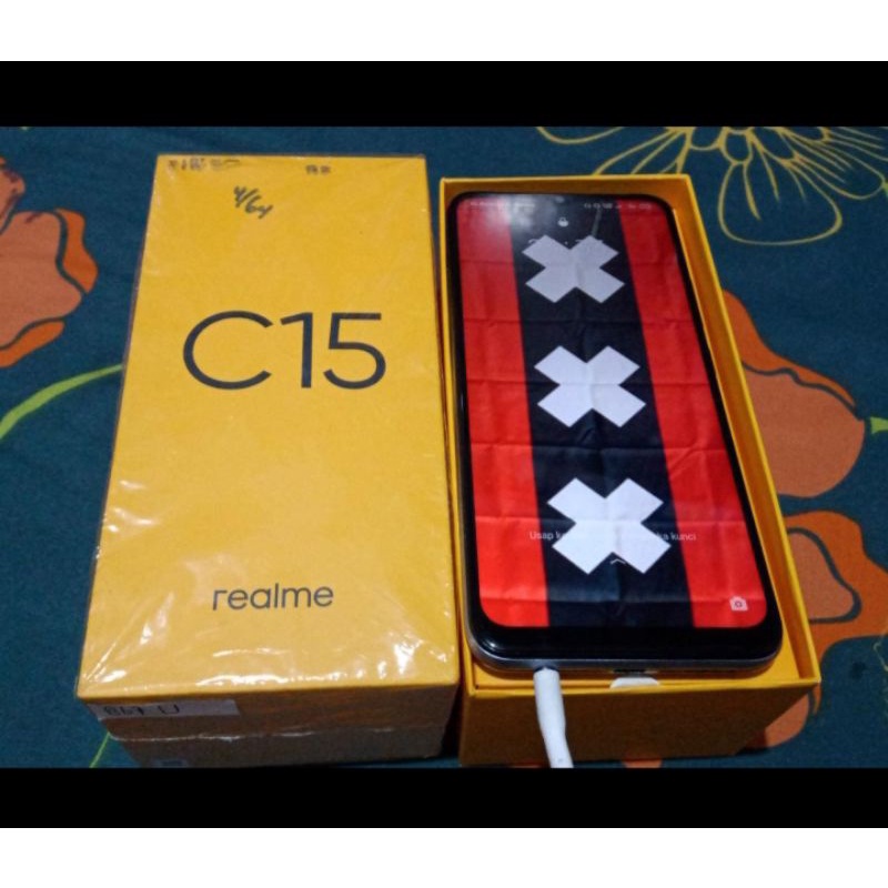Realme C15 Ram4/64 Bergaransi