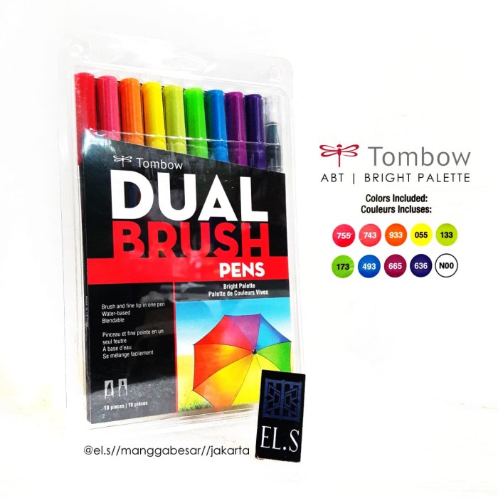 

Buruan Tombow Abt Bright Palette Set 10 Terbatas