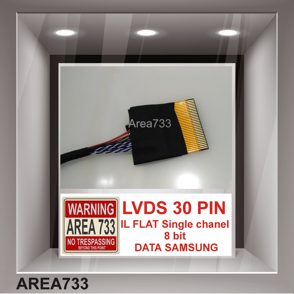 Kabel data LVDS 30pin IL FLAT Single channel data Samsung - LVDS universal board 30pin IL FLAT