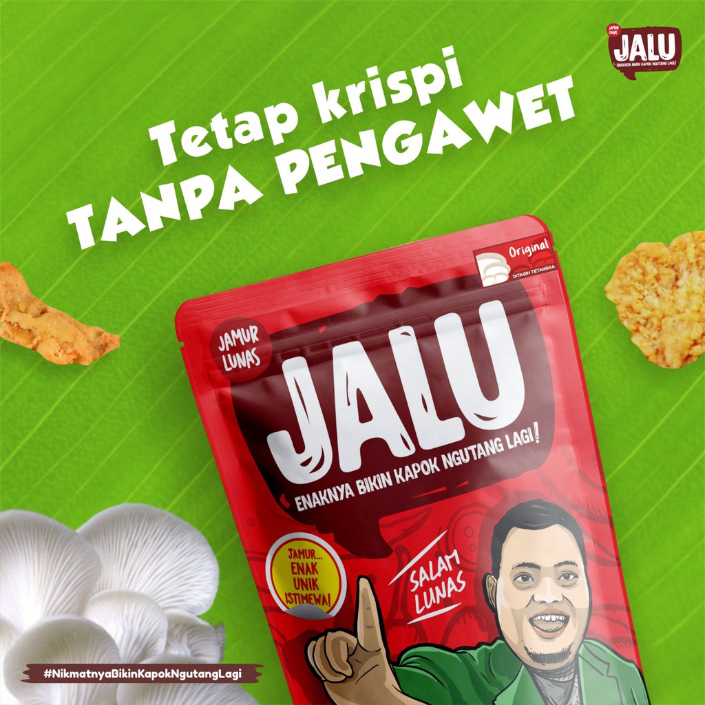 

Termurah - Snack Jalu (Jamur Lunas)