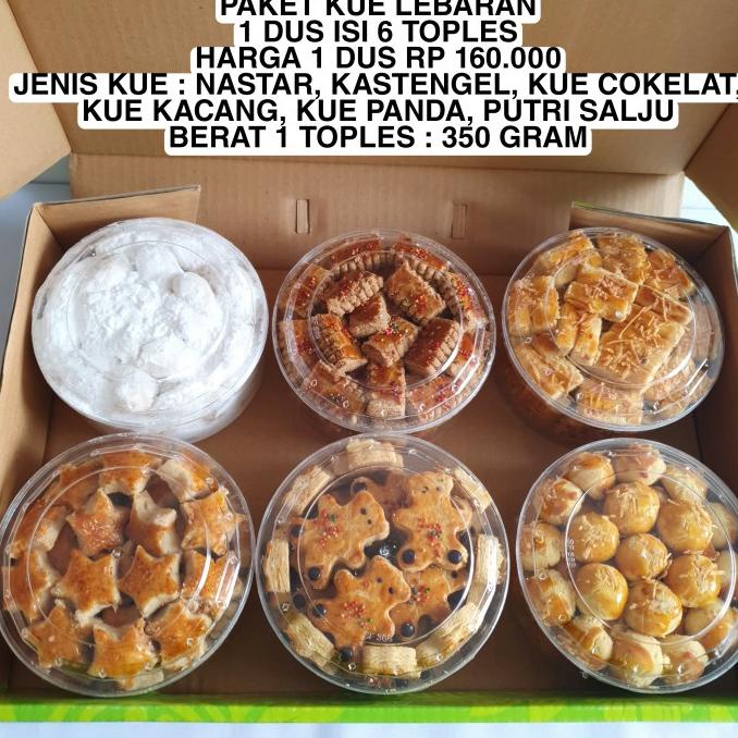 

PAKET PREMIUM KUE KERING LEBARAN / KUE TOPLES / PARCEL LEBARAN