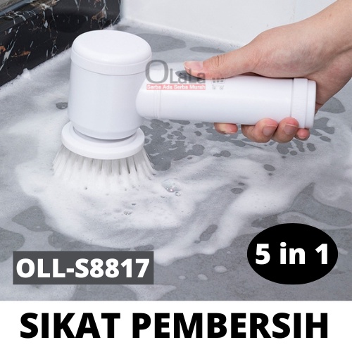 MAGIC BRUSH SIKAT DAPUR ELEKTRIK CUCI PIRING OTOMATIS OLL-S8817