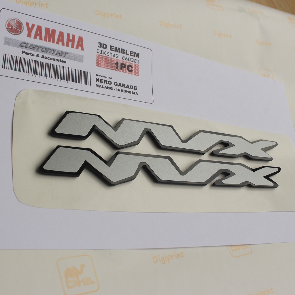 Sticker Emblem 3D Aerox NVX