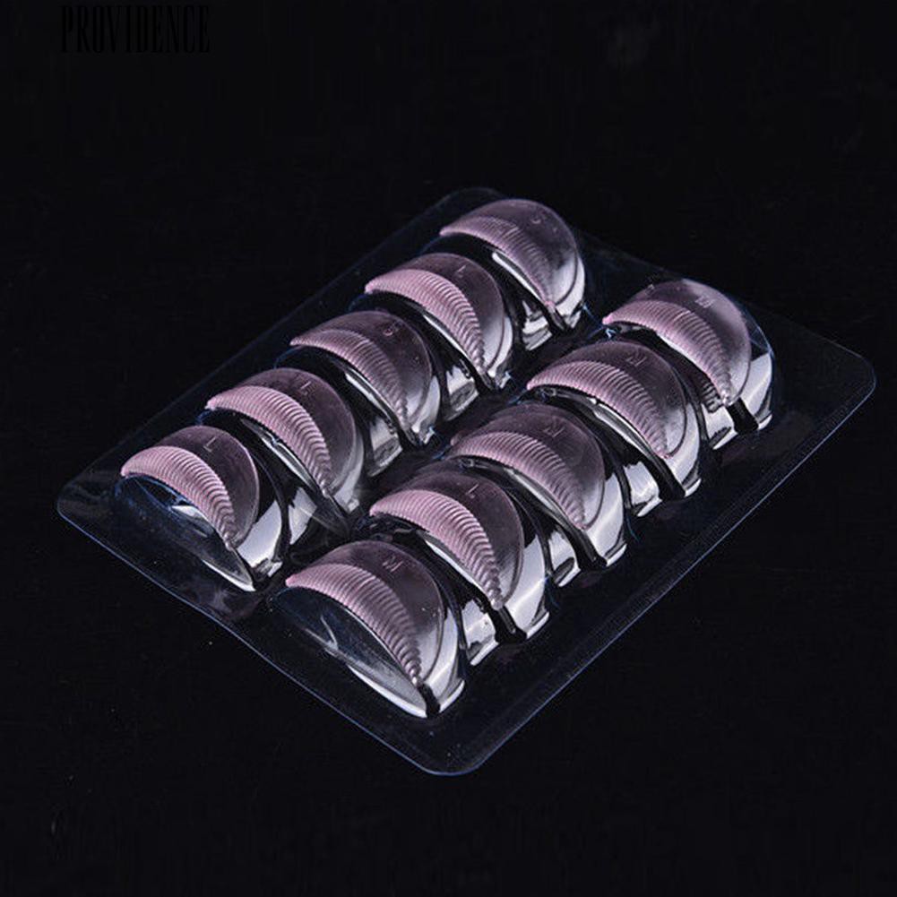 [Bayar Di Tempat] 10 Pcs Silicone Eyelash Curler Curling Perming Palsu Eye Lashes Perisai Pad Kit