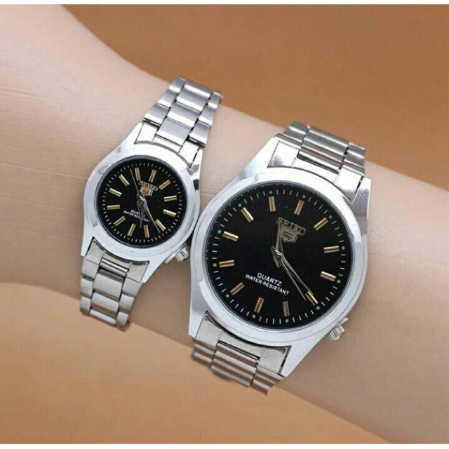 Original jam tangan couple seiko murah meriah Premium Kekinian
