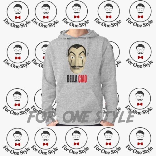 HOODIE MONEY HEIST LA CASA DE PAPEL JAKET SWEATER BELLA CIAO NETFLIX - JAKET MONEY HEIST NETFLIX