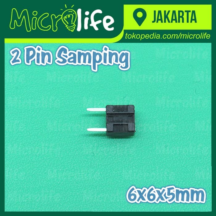 Micro Switch Button 6x6x5 mm Side 2 Pin Samping