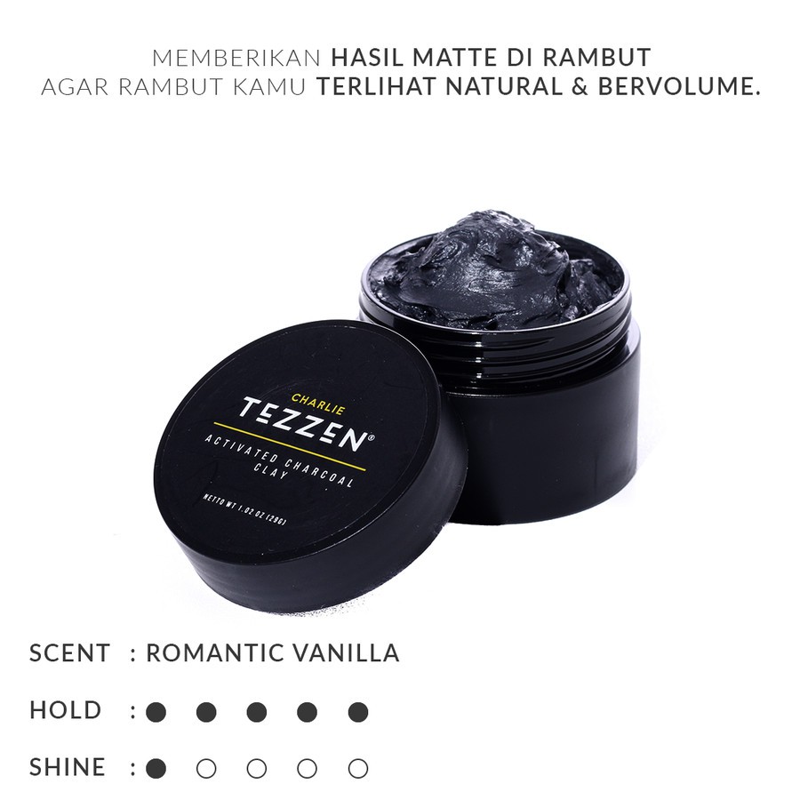 Tezzen Mini Kit Alpha Bravo Charlie Delta Echo Foxfort Mini Travel Size Clay Pomade BPOM Free Sisir