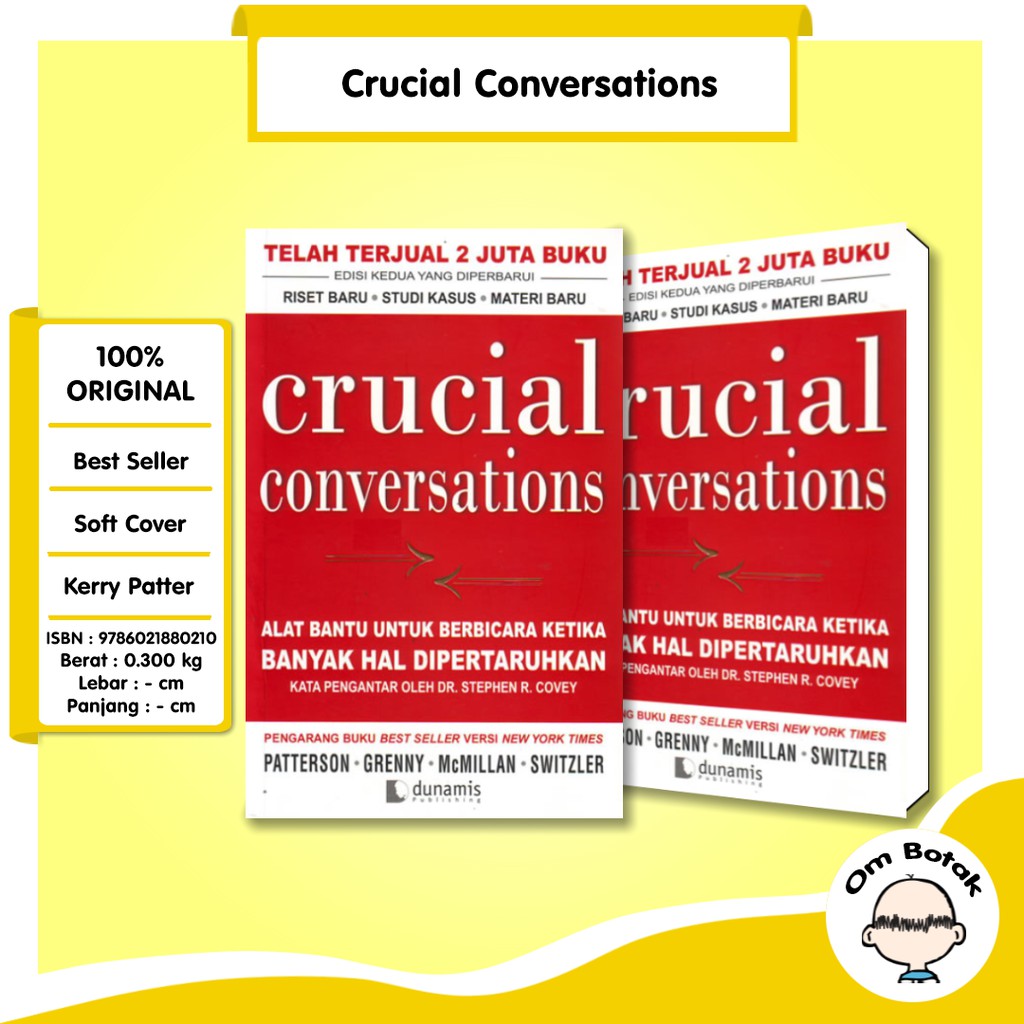 OmBotak Buku Crucial Conversations. Kerry Peterson, Joseph Greeny