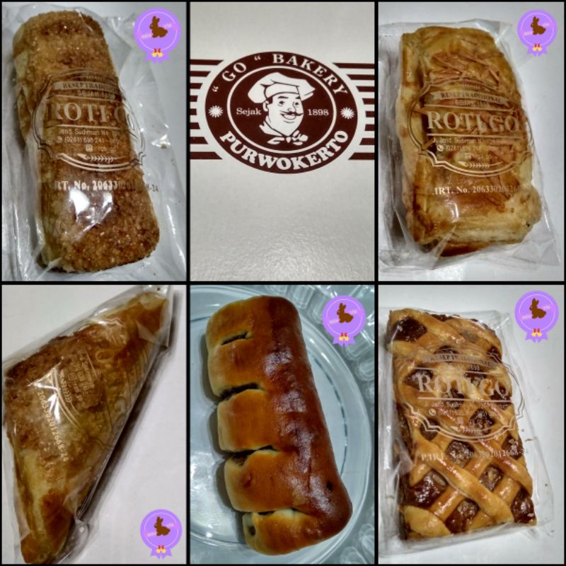 

Roti GO Roti Legendaris Asli Purwokerto Aneka Rasa 1 Pcs