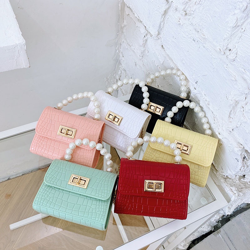 SLZ2591 Tas Selempang Jelly wanita import model sling bag murah terbaru kekinian Cod Jakarta