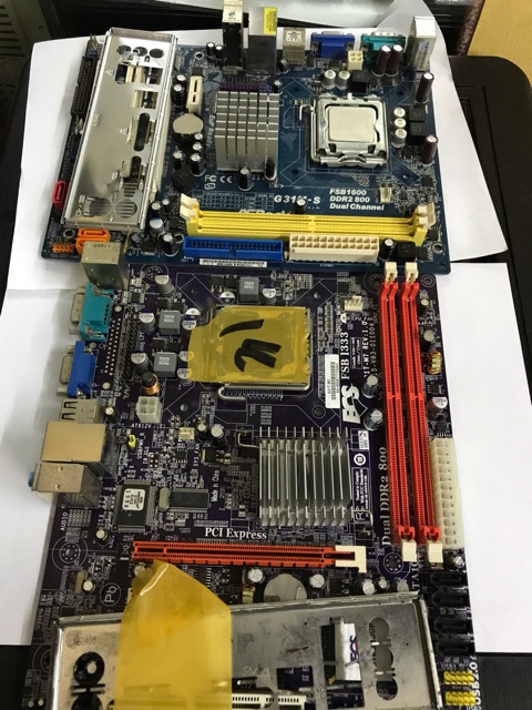 Paket mainboard G31 +E8400+Fan+ram 2Gb ddr 2