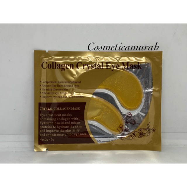 QIANSOTO masker mata crystal gold // MASKER MATA ORIGINAL // CRYSTAL GOLD COLLAGEN EYE