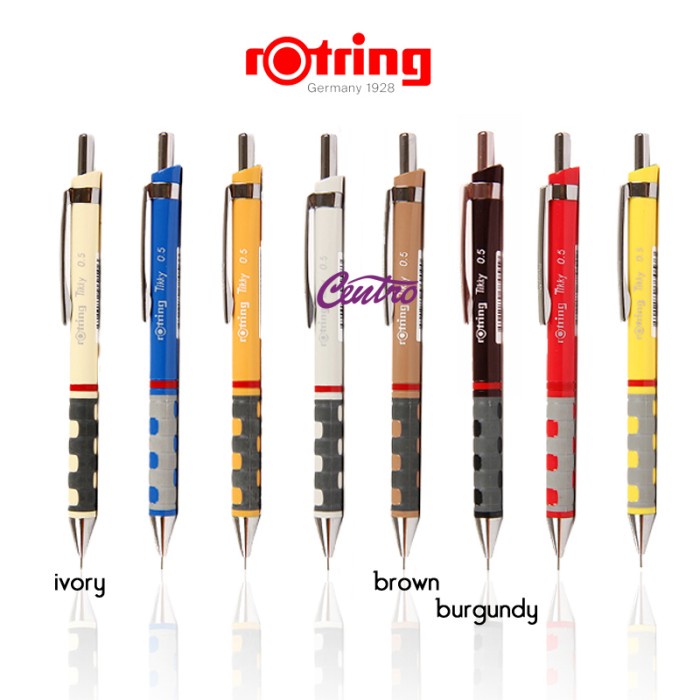 

(BISA COD) ROTRING TIKKY MECHANICAL PENCIL 0,5 MM - Burgundy