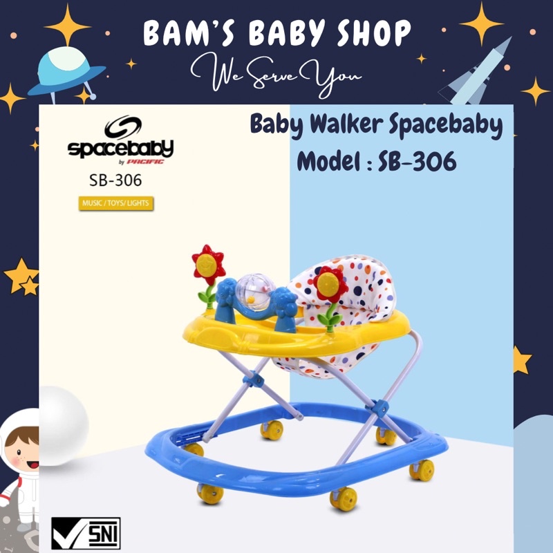 ⭐BISA COD⭐ [FREE KARDUS+ BUBBLEWRAP] BAMS TERMURAH BABY WALKER STANDART APOLO APOLLO STANDAR SPACE B