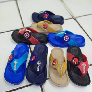  Sandal  Jepit Karet  Anak  Karekter Avengers Shopee Indonesia