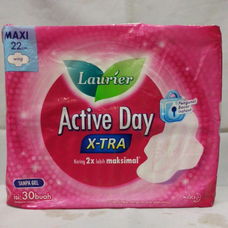 LAURIER ACTIVE DAY SUPER MAXI WING 30S