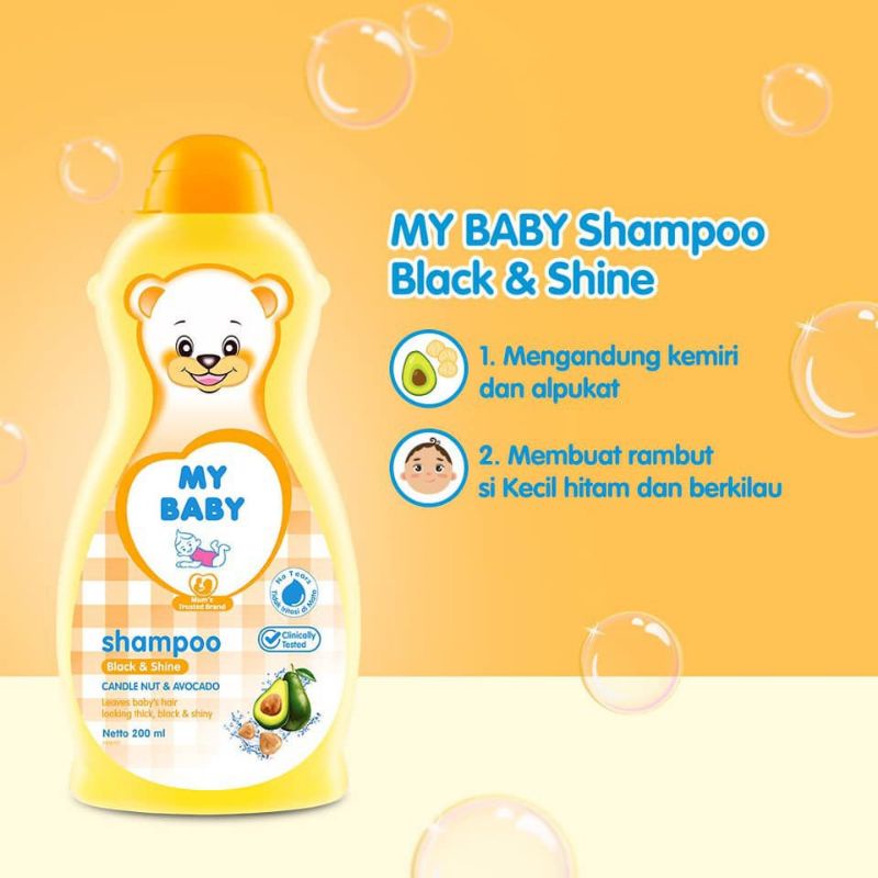 my baby shampoo black shine 200 ml