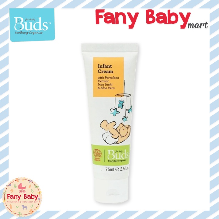 BUDS EVERYDAY ORGANIC INFANT BABY CREAM 75ML