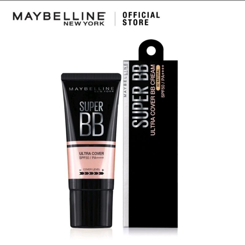 Jual Maybelline Super BB Ultra Cover BB Cream SPF50/PA++++ FAIR ...