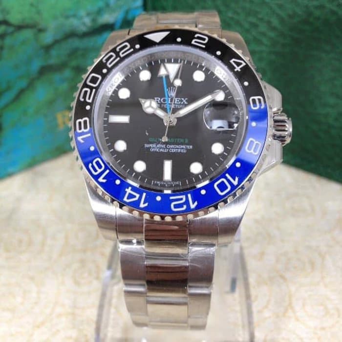 JAM ROLEX GMT MASTER 41MM PREMIUM AAA rolex submariner deepsea daytona