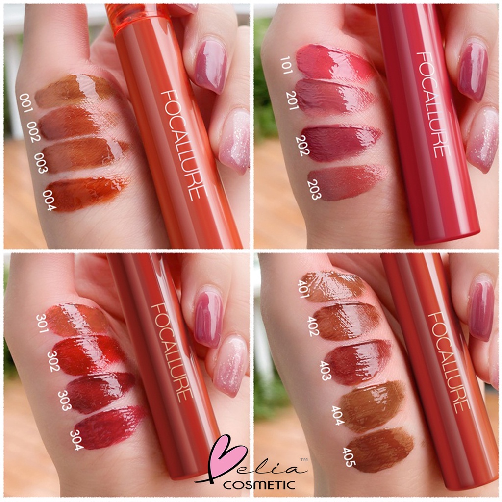 ❤ BELIA ❤ FOCALLURE Super Glossy Tint FA208 | Lip Gloss | Lip Clear | Lip Tint | BPOM