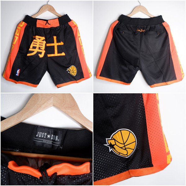 CELANA IMPORT JUSTDON x GOLDEN STATE WARRIORS BLACK 1996 SPECIAL EDITION