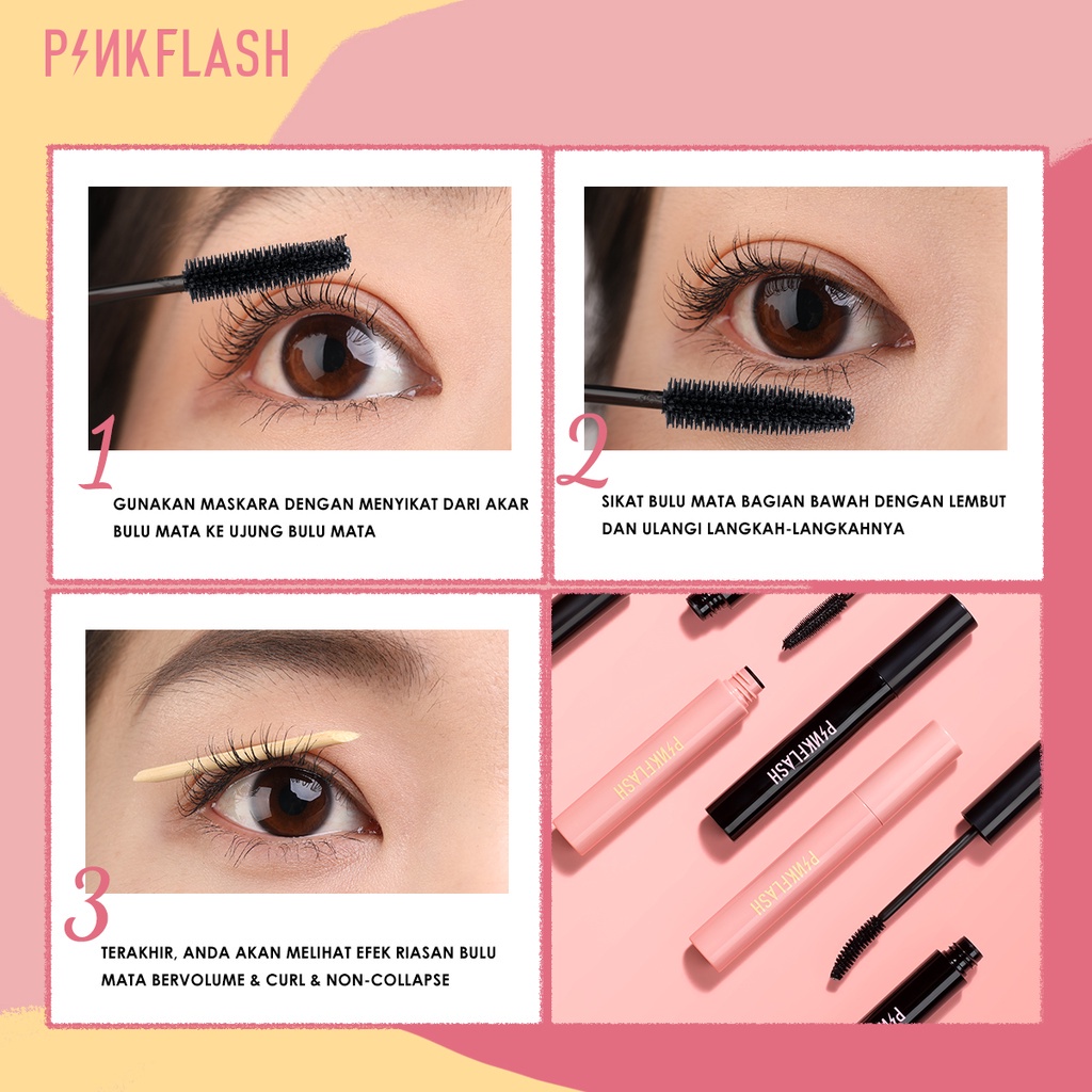 PINKFLASH OILPROOF CURL MASCARA PF-E08