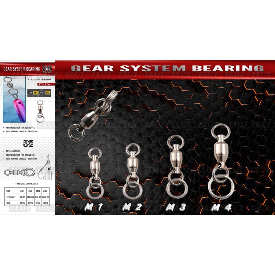 RING PANCING SWIVEL KILI KILI PANCING BALL BEARING  ZEUZ / GEAR SYSTEM BEARING