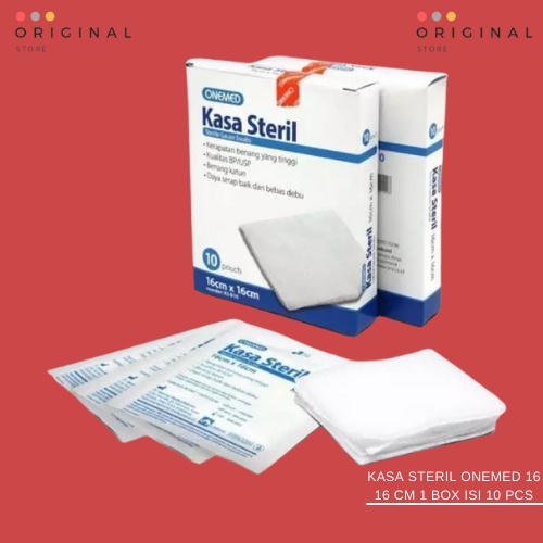 KASA STERIL STERILE 16 CM x 16 CM isi 10 PCS - ONEMED