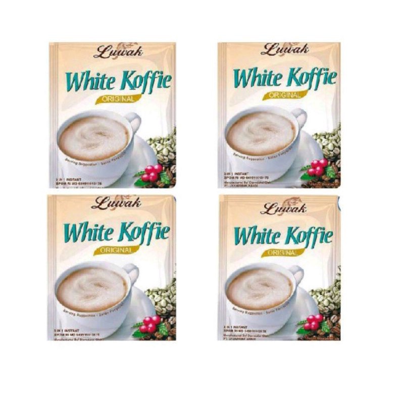 

Kopi Luwak White Koffie 20grX10pcs (renceng)