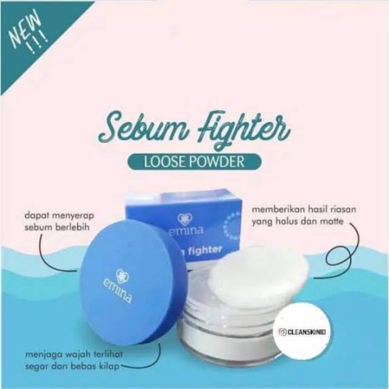 Emina Sebum Fighter Loose Powder