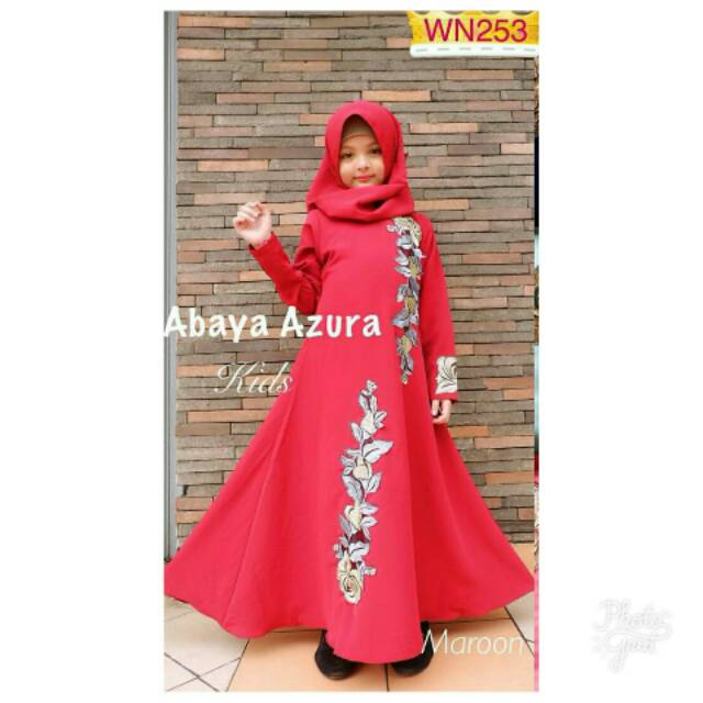 Abaya Anak Azura Kids