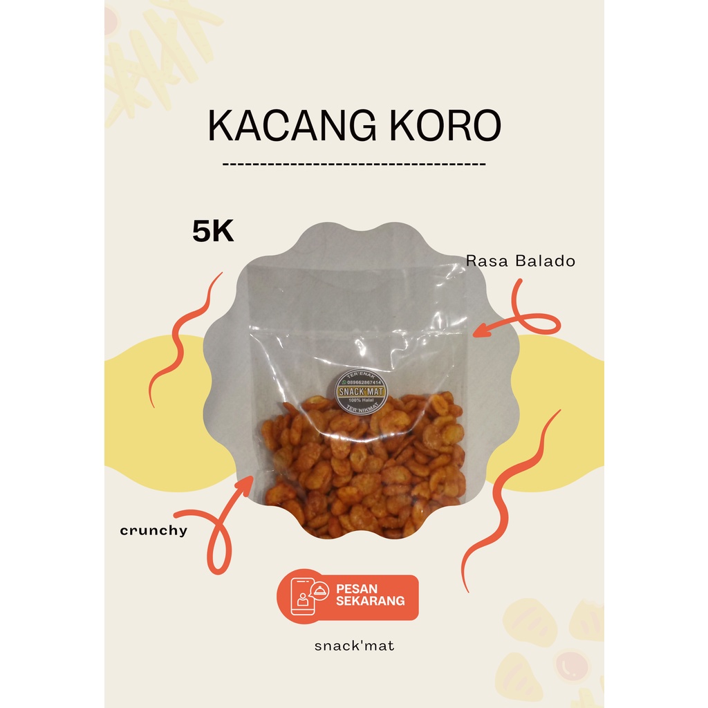 

Snack'Mat - Kacang Koro Balado