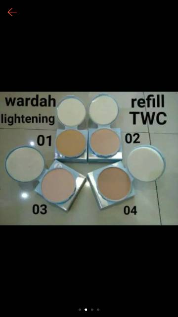 WARDAH refill lightening twc light feel