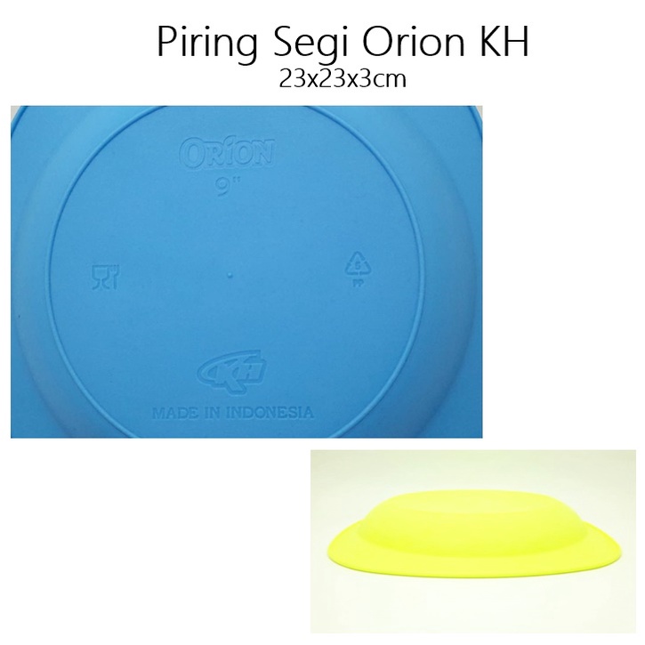 Piring Segi Orion KH 23cm